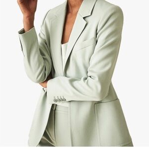 Reiss Womens Green Blazer‎ Jacket Classic Career Office Ladies Coat